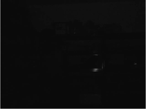 Low light, two targets — normal camera