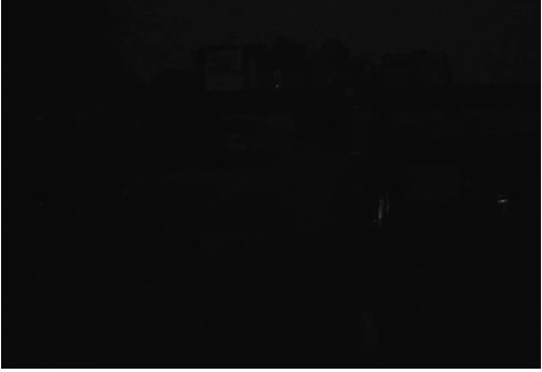 Behind an obstacle — normal camera